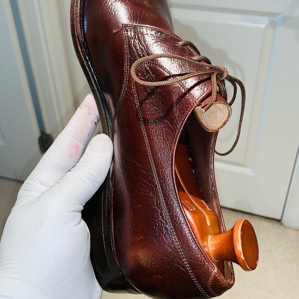 Florsheim Leather Plain Toe Derby. - Picture 11 of 16